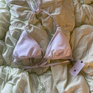 Shade & Shore White Bikini Top